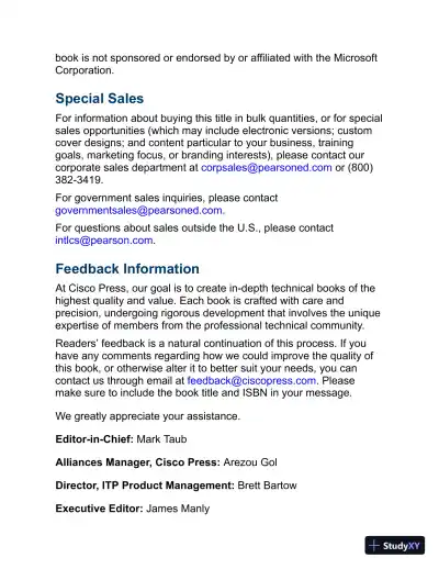 CCNP Security Cisco Secure Firewall and Intrusion Prevention System (2022) - Page 6 preview image