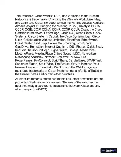 CCNP Security Cisco Secure Firewall and Intrusion Prevention System (2022) - Page 8 preview image