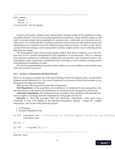 Nutrition Project 2 Practice Exam with Answers (49 Solved Questions) - Page 9 preview image