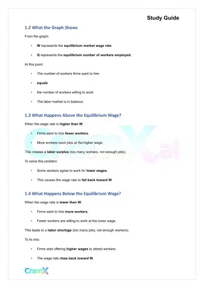 Economics - Labor Market - Page 2 preview image