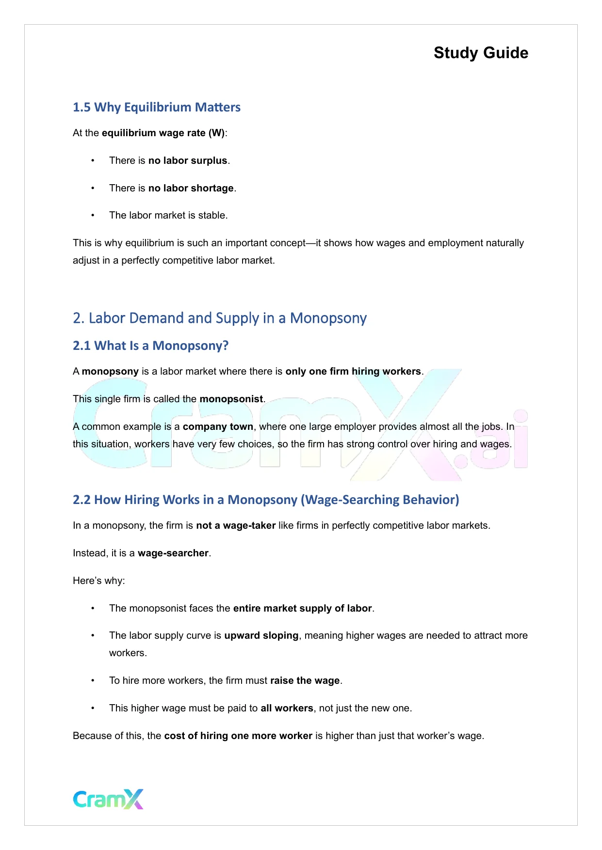 Economics - Labor Market - Page 3 preview image