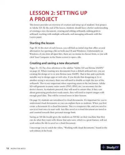 Lecture Notes for Adobe XD Classroom in a Book (2020 release) - Page 13 preview image