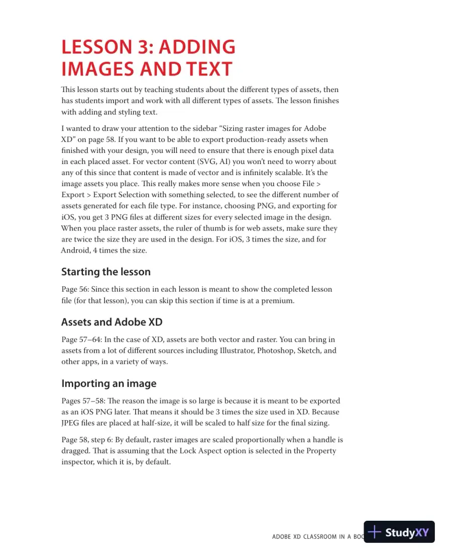 Lecture Notes for Adobe XD Classroom in a Book (2020 release), page 18