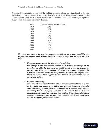 Solution Manual for Data Analysis with SPSS: A First Course in Applied Statistics, 4th Edition - Page 11 preview image