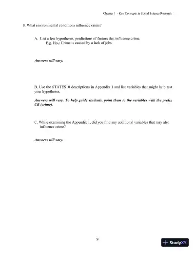 Solution Manual for Data Analysis with SPSS: A First Course in Applied Statistics, 4th Edition - Page 12 preview image