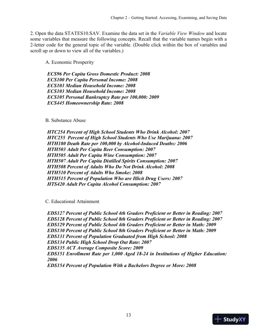 Solution Manual for Data Analysis with SPSS: A First Course in Applied Statistics, 4th Edition, page 16