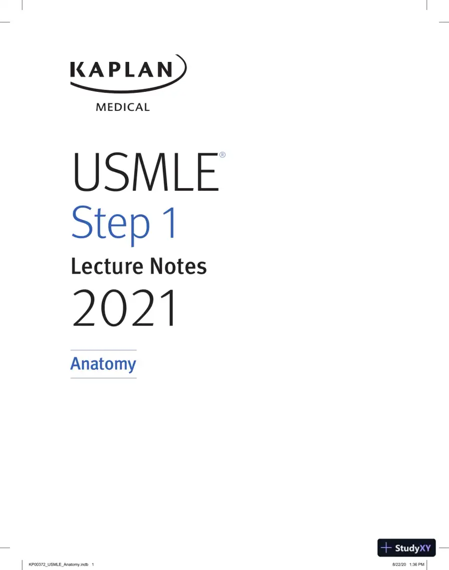 Kaplan Medical USMLE Step 1 Lecture Notes (2021), page 7