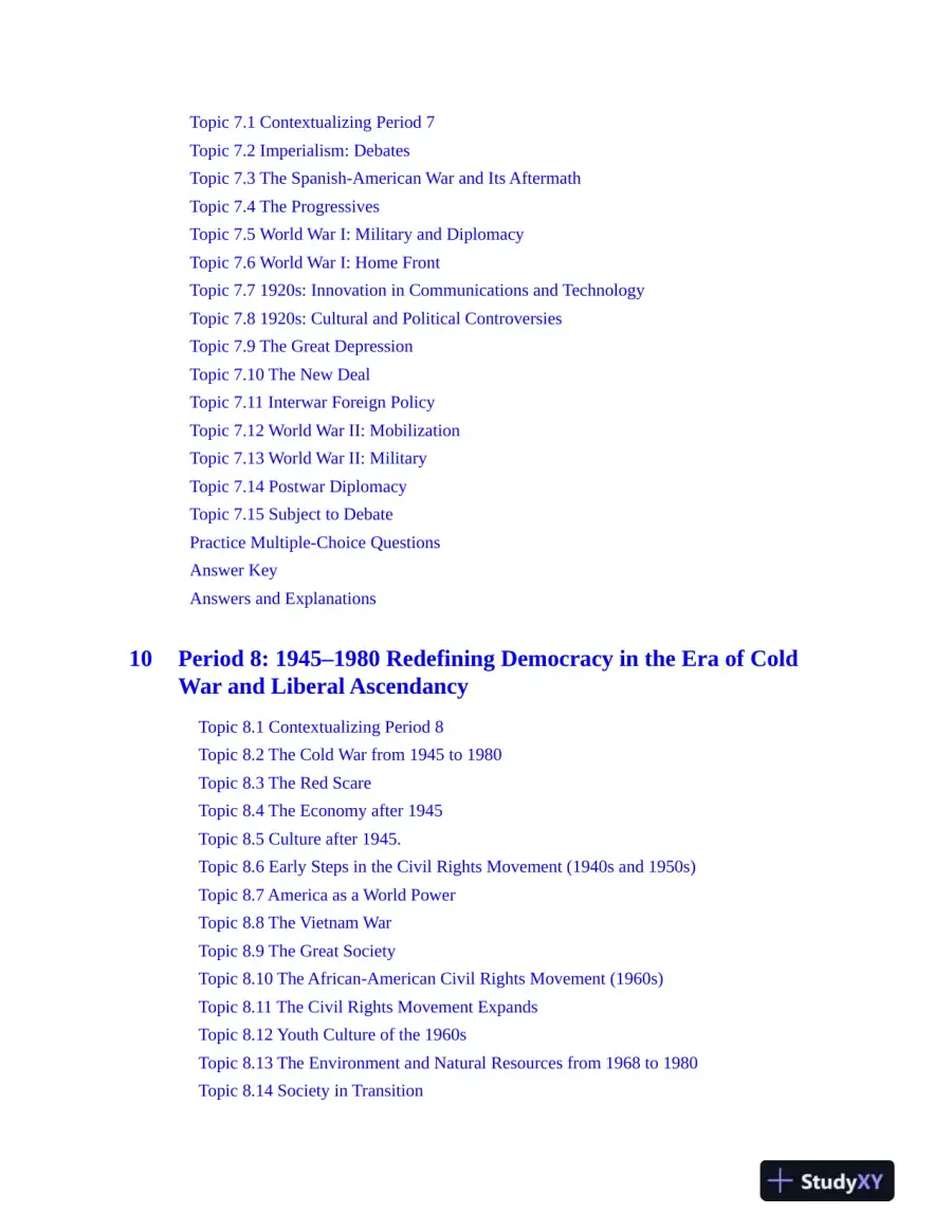 AP U.S. History Premium, 2024: 5 Practice Tests + Comprehensive Review + Online Practice (2023), page 14