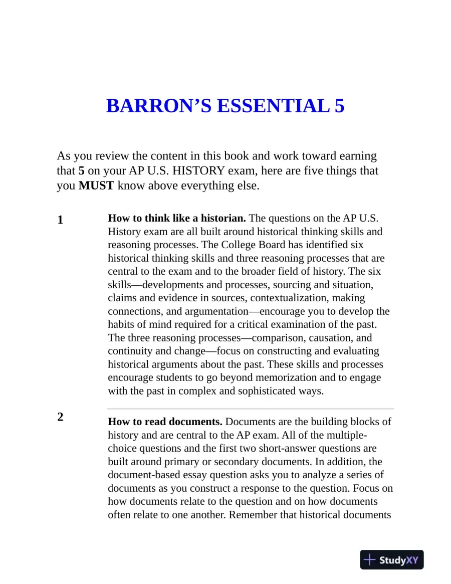 AP U.S. History Premium, 2024: 5 Practice Tests + Comprehensive Review + Online Practice (2023), page 16
