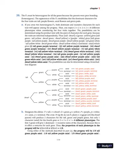 Solution Manual For Genetics: From Genes to Genomes,, 7th Edition - Page 15 preview image