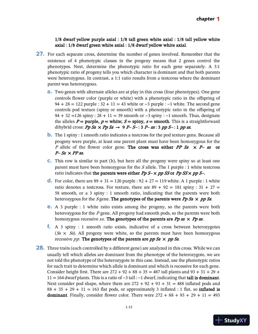 Solution Manual For Genetics: From Genes to Genomes,, 7th Edition, page 16