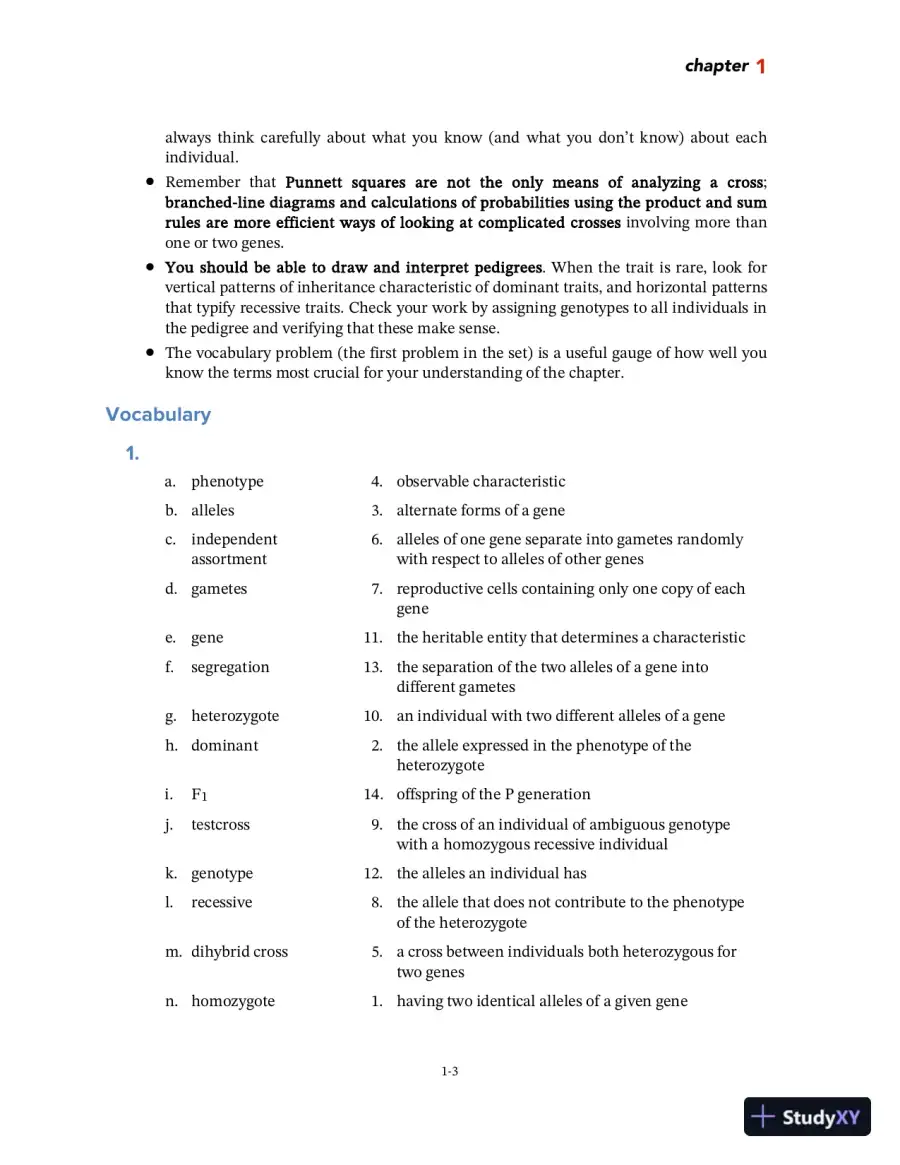 Solution Manual For Genetics: From Genes to Genomes,, 7th Edition, page 4