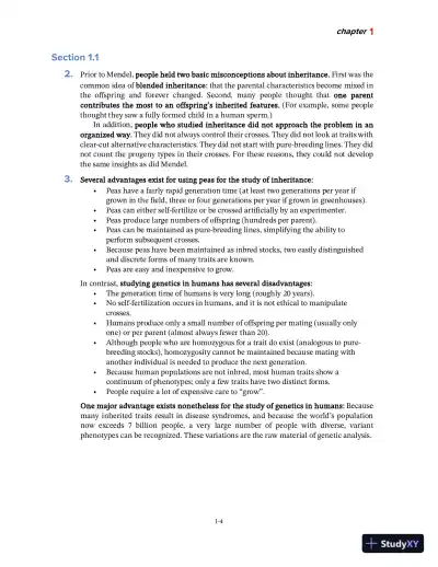 Solution Manual For Genetics: From Genes to Genomes,, 7th Edition - Page 5 preview image