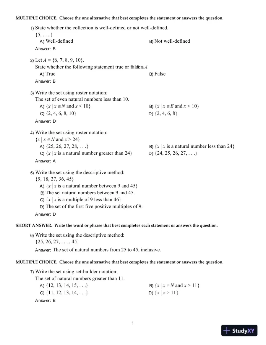 Test Bank For Math in Our World, 4th Edition, page 10