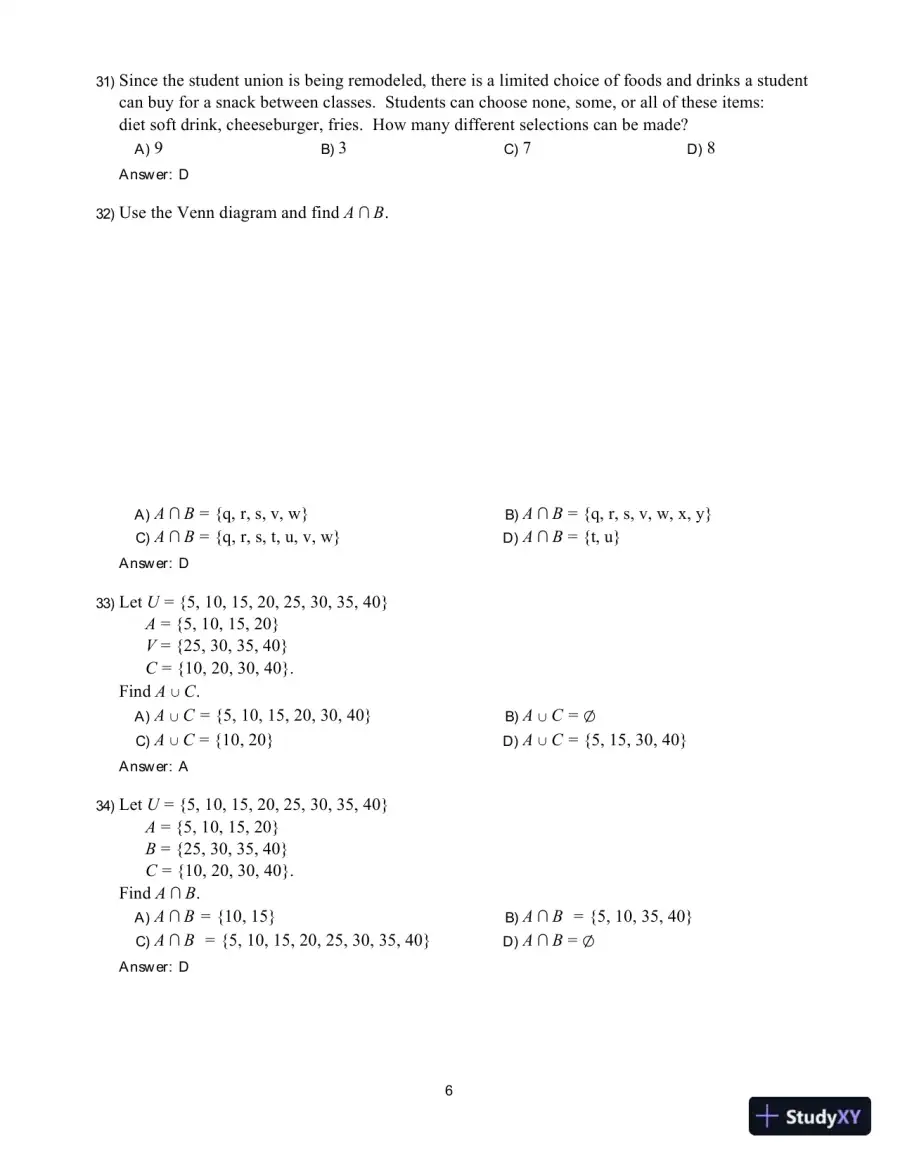 Test Bank For Math in Our World, 4th Edition, page 15