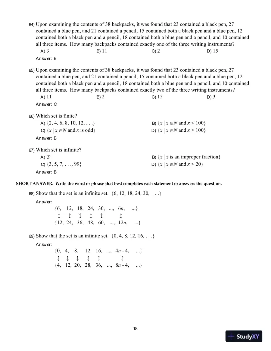Test Bank For Math in Our World, 4th Edition, page 27