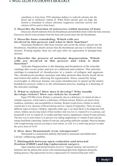 2024 WGU D236 Pathophysiology Practice Exam With Answers (134 Solved Questions) - Page 13 preview image