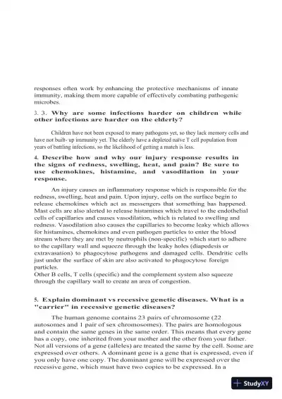 2024 WGU D236 Pathophysiology Practice Exam With Answers (134 Solved Questions) - Page 9 preview image