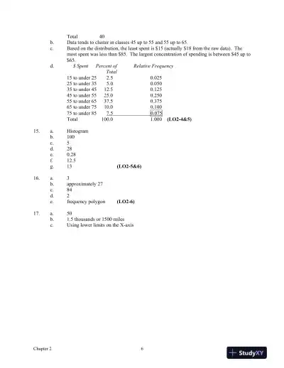 Basic Statistics For Business And Economics, First Canadian Edition Solution Manual - Page 10 preview image