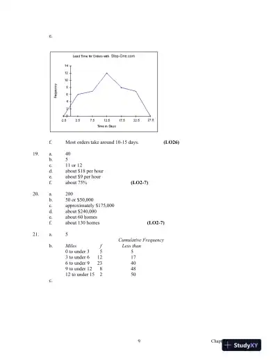 Basic Statistics For Business And Economics, First Canadian Edition Solution Manual - Page 13 preview image