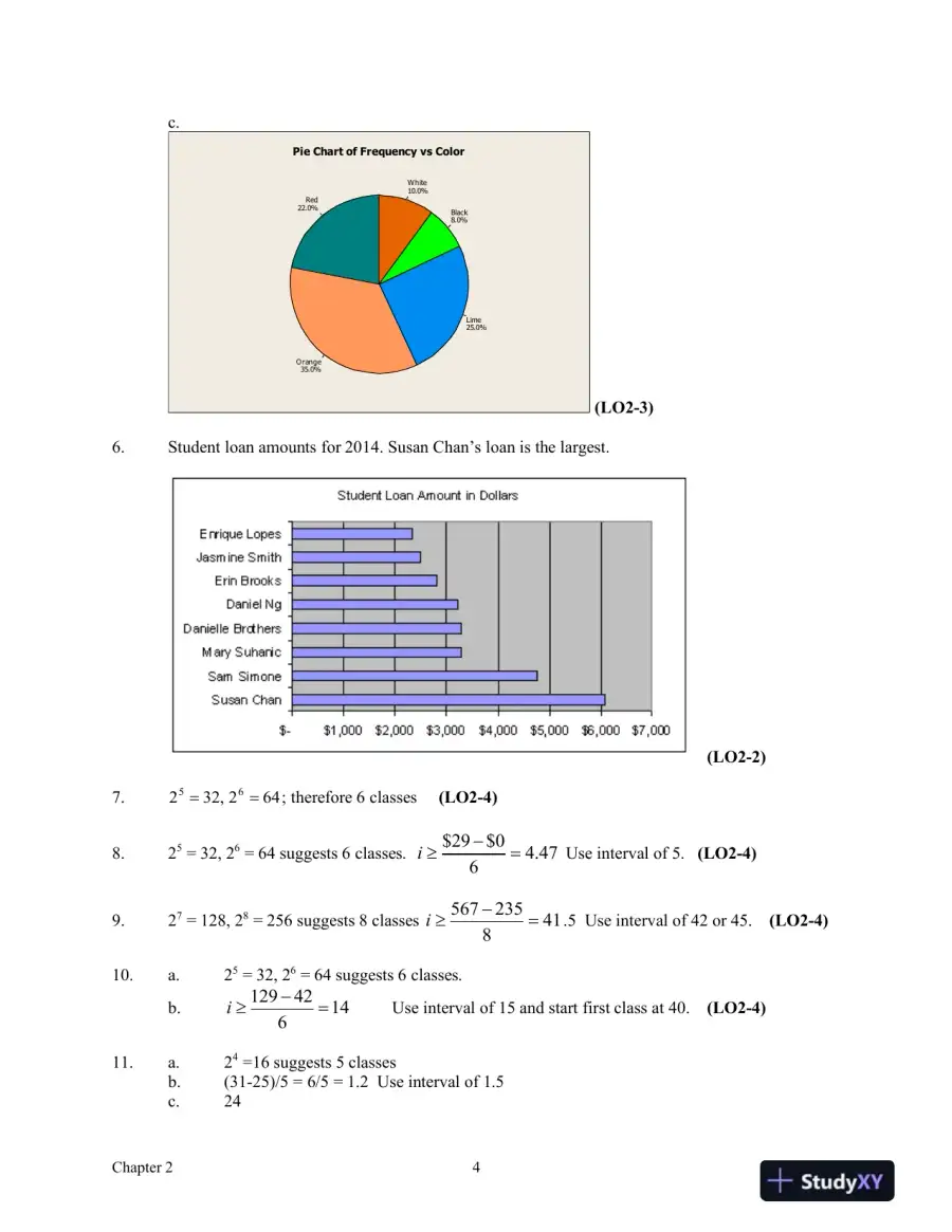 Basic Statistics For Business And Economics, First Canadian Edition Solution Manual, page 8