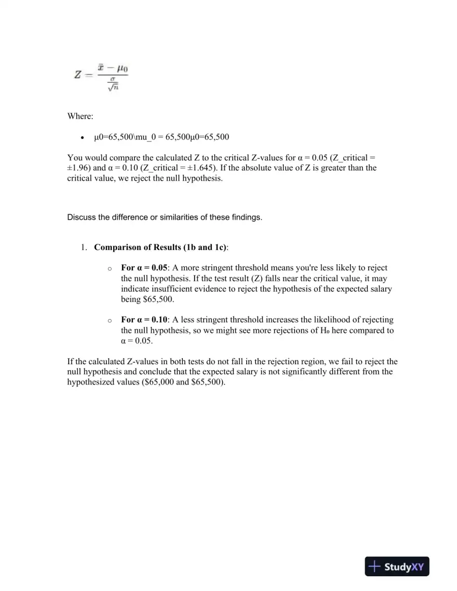 Statistical Analysis of Expected Salaries, Demographics, and Other Factors: A Case Study from the Initial Student Survey, page 5