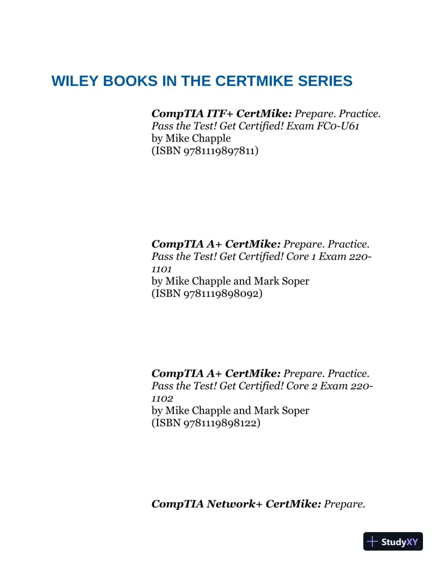 CompTIA A+ CertMike: Core 1 Exam 220-1101 (2023), page 27