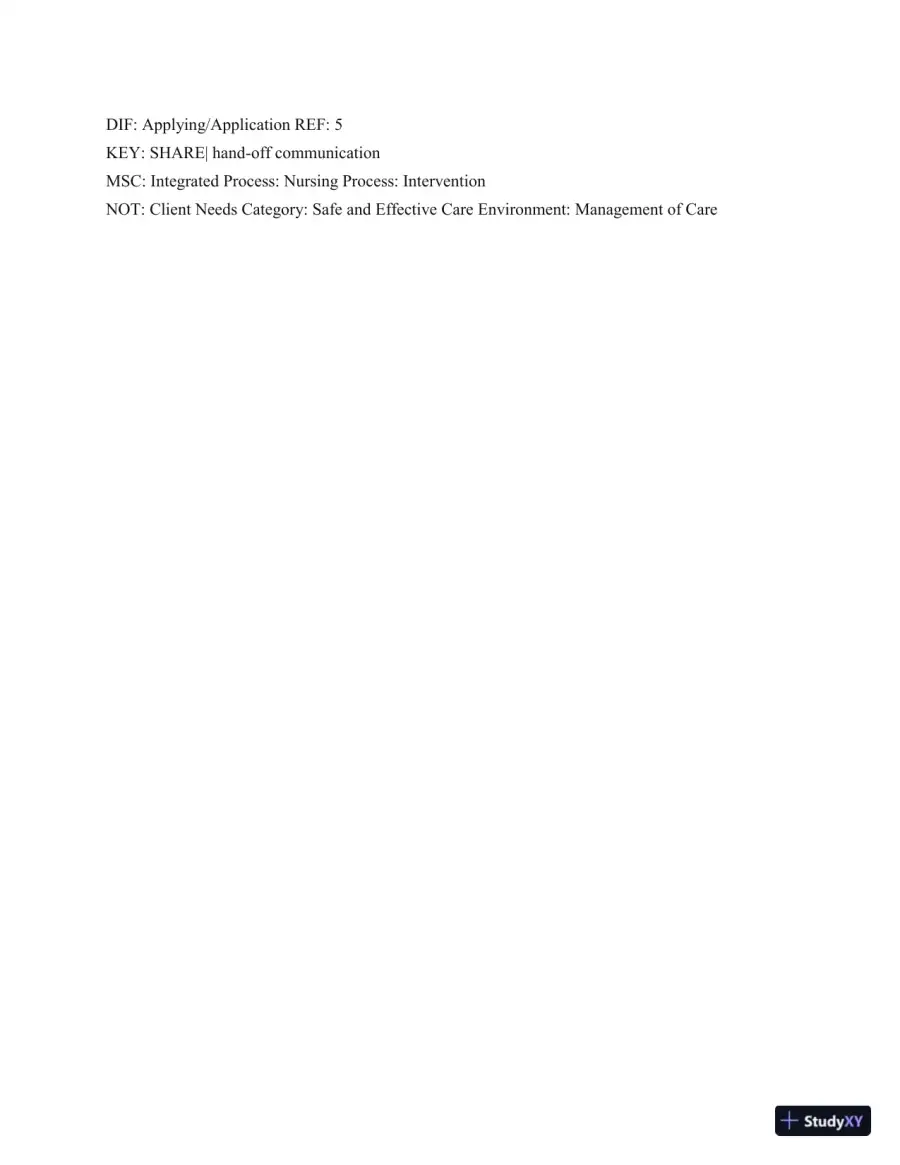 Test Bank For Medical-Surgical Nursing: Patient-Centered Collaborative Care (2 Volume Set), 8th Edition, page 10