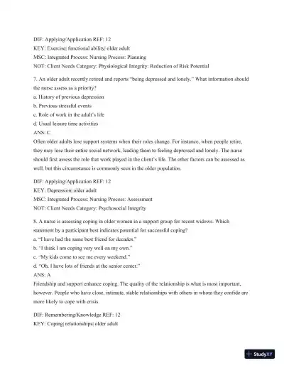 Test Bank For Medical-Surgical Nursing: Patient-Centered Collaborative Care (2 Volume Set), 8th Edition - Page 14 preview image