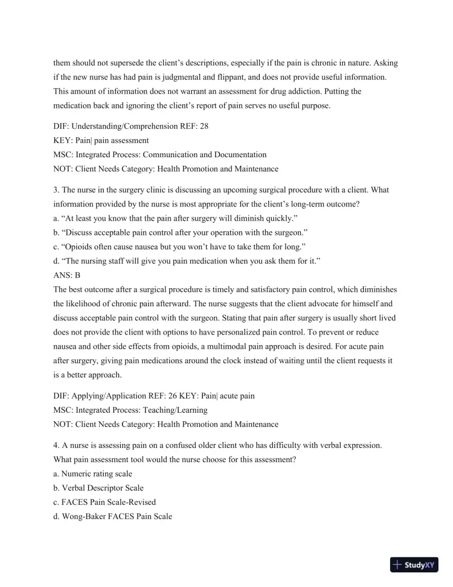 Test Bank For Medical-Surgical Nursing: Patient-Centered Collaborative Care (2 Volume Set), 8th Edition, page 24