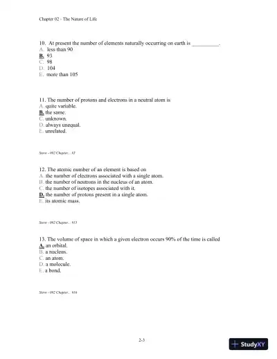 Stern's Introductory Plant Biology 12th Edition Test Bank - Page 11 preview image