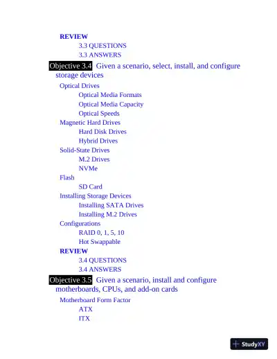 Mike Meyers' Comptia A+ Certification Passport, 220-1001 and 220-1002, 7th Edition (2020) - Page 22 preview image