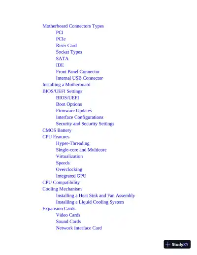 Mike Meyers' Comptia A+ Certification Passport, 220-1001 and 220-1002, 7th Edition (2020) - Page 23 preview image