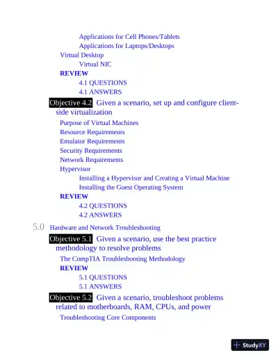 Mike Meyers' Comptia A+ Certification Passport, 220-1001 and 220-1002, 7th Edition (2020) - Page 28 preview image