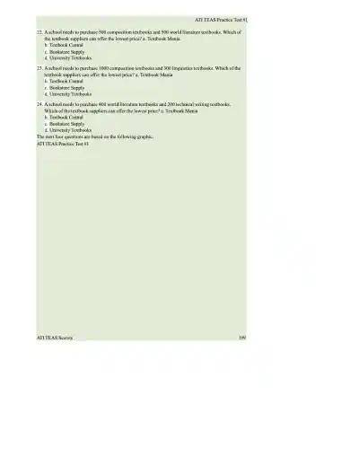 ATI TEAS 7 Comprehensive Practice Exam - Page 9 preview image