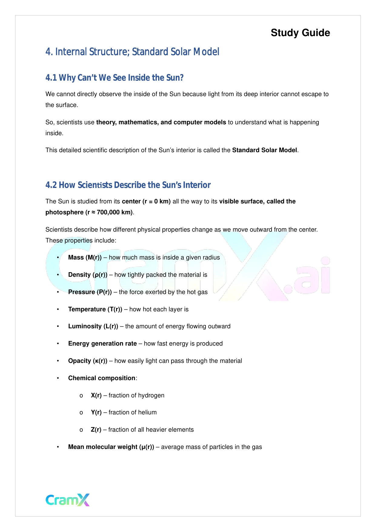 Astronomy - The Sun a Representative Star - Page 6 preview image