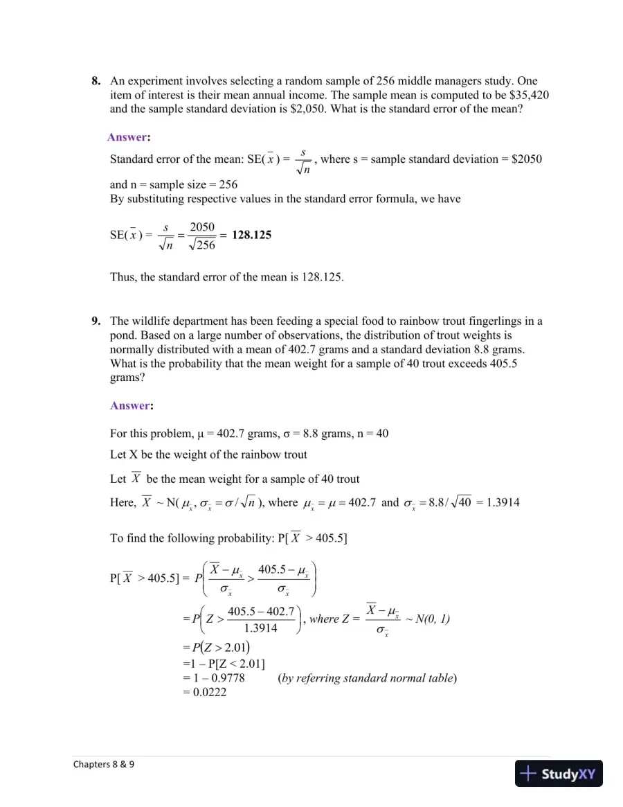 Business Statistics, page 3