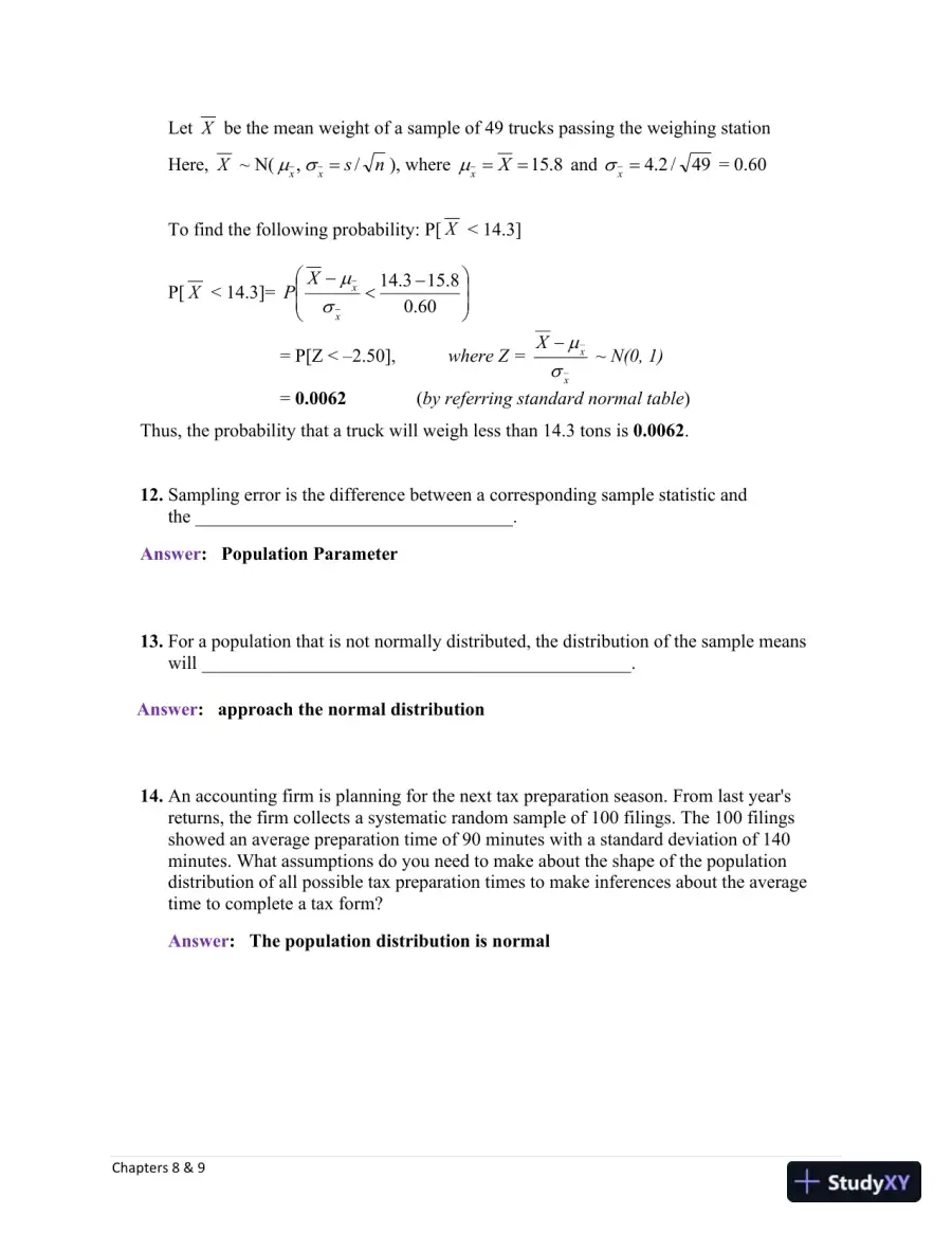 Business Statistics, page 5