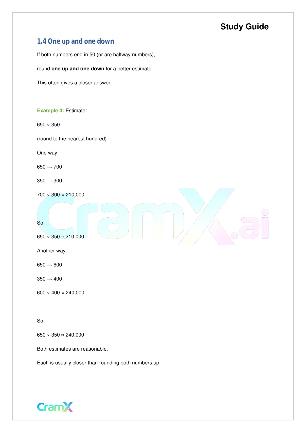 Basic Math and Pre-Algebra - Whole Numbers - Page 3 preview image