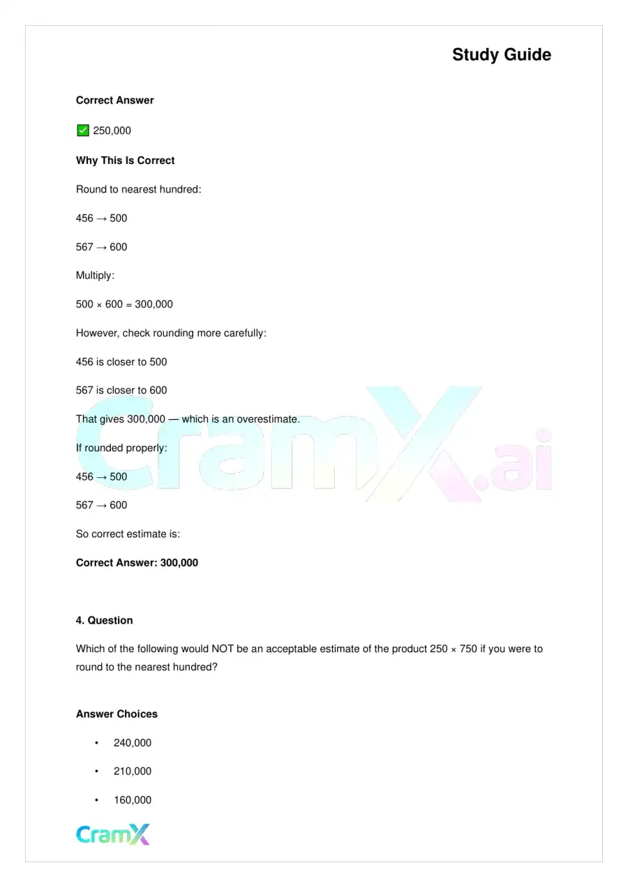 Basic Math and Pre-Algebra - Whole Numbers, page 7