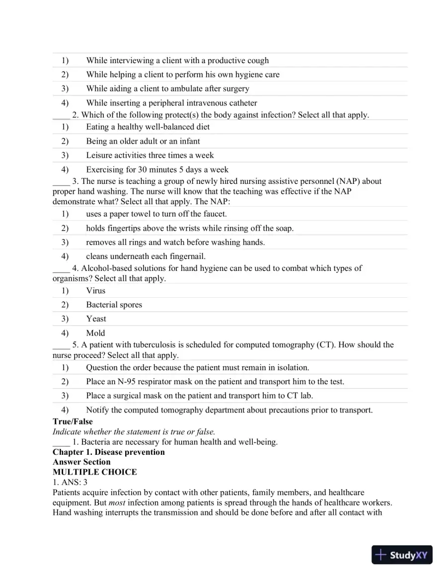 Test Bank For CURRENT Medical Diagnosis and Treatment 2019, 58th Edition, page 6