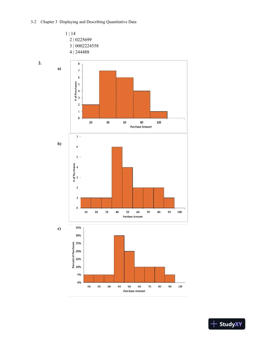 Solution Manual for Business Statistics: A First Course, 3rd Edition, page 10
