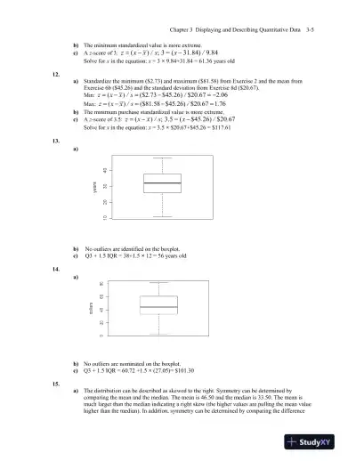 Solution Manual for Business Statistics: A First Course, 3rd Edition - Page 13 preview image