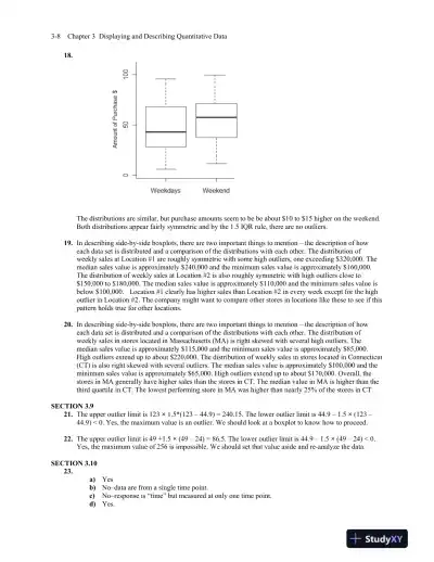 Solution Manual for Business Statistics: A First Course, 3rd Edition - Page 16 preview image