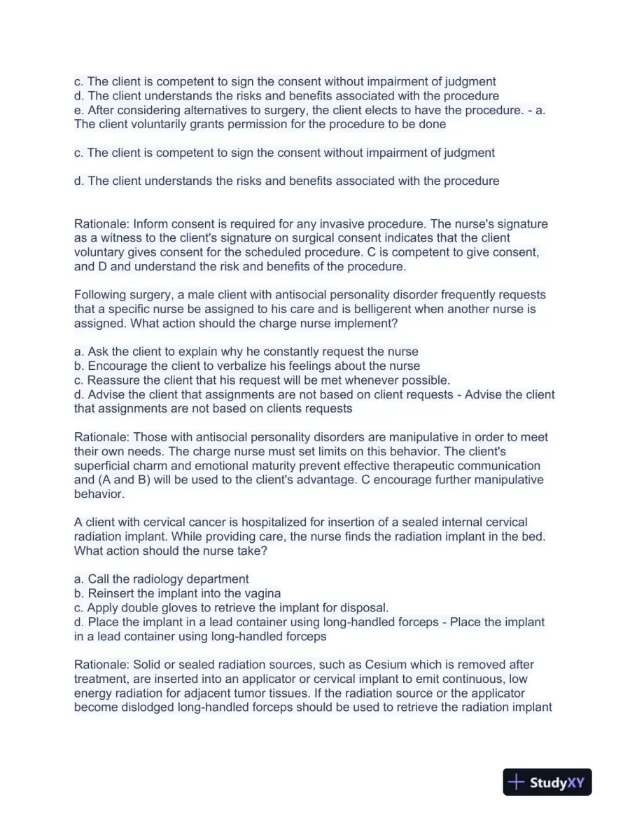 2023 HESI RN Pediatrics Exit Exam Test Bank With Answers (490 Solved Questions), page 12