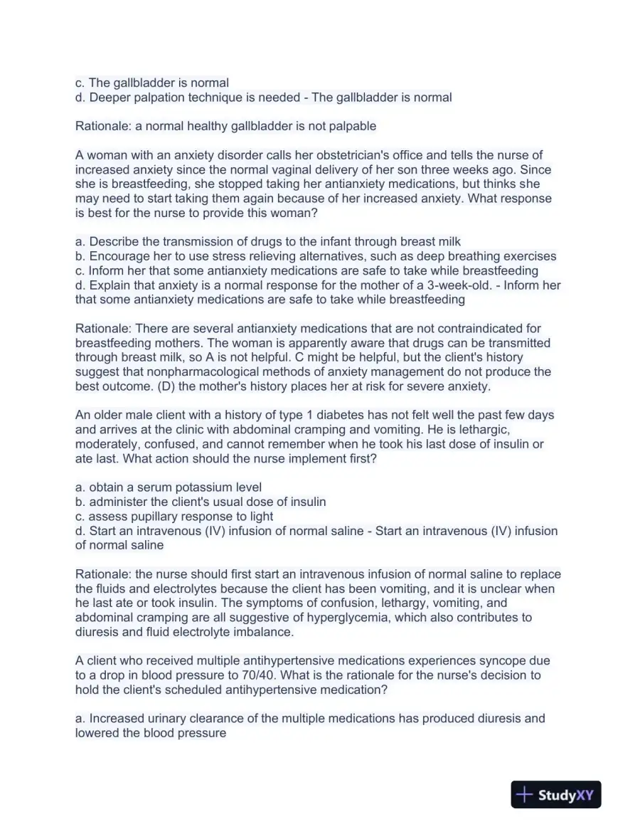 2023 HESI RN Pediatrics Exit Exam Test Bank With Answers (490 Solved Questions), page 14