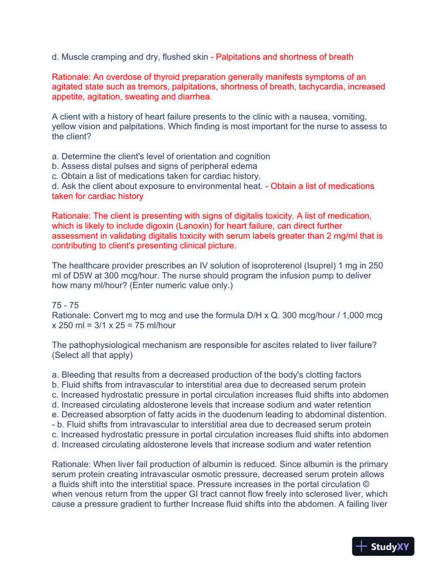 2023 HESI RN Pediatrics Exit Exam Test Bank With Answers (490 Solved Questions), page 9