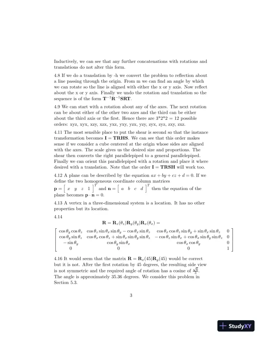 Solution Manual for Interactive Computer Graphics, 8th Edition, page 11