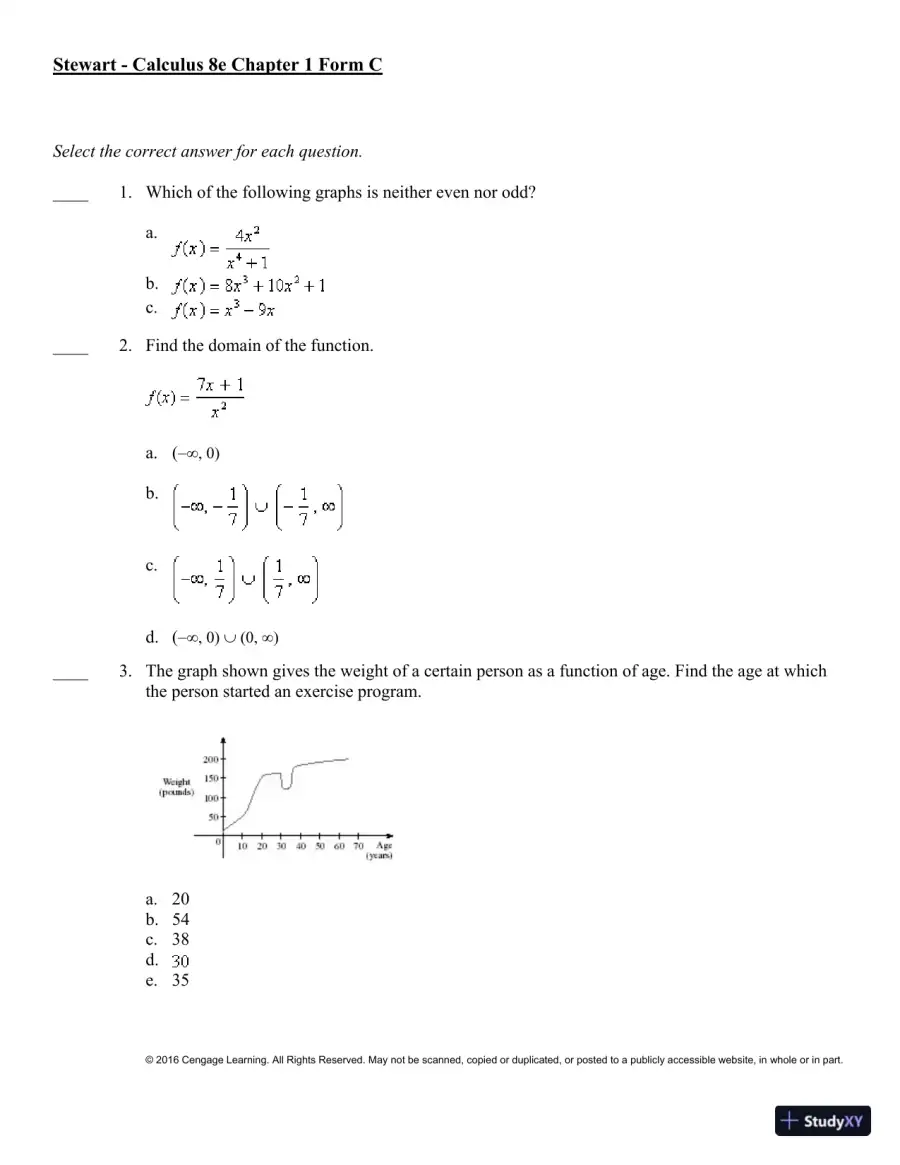 Single Variable Calculus, 8th Edition Test Bank, page 24