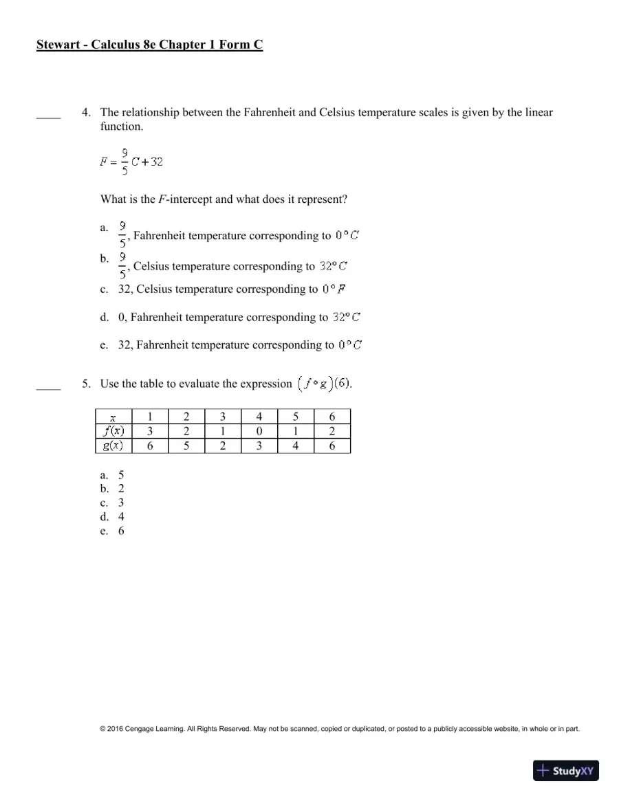 Single Variable Calculus, 8th Edition Test Bank, page 25